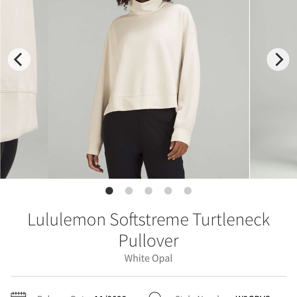 Lululemon Cream Turtleneck Sweater - Picture 4 of 4